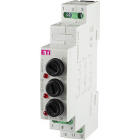 Трифазний захисний модуль EZ WTA-3R під запобіжник 5x20мм з індикацією (5x20мм, Imax.=6,3А, 3х черв. LED)