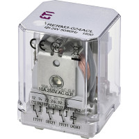 Реле електромеханічне RERM3-24ACL 3p LED (16A AC1, 250V AC)