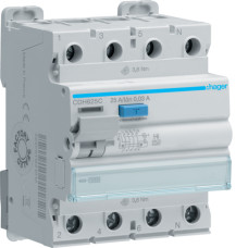 ПЗВ 4P 10kA 25A 30mA A-Hi