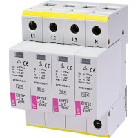 Обмежувач перенапруги ETITEC C T2 275/20 (4+0) 4p