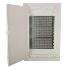 Щит металопластиковий ECG42 MEDIA-PO (перф.панель, пластик.білі дверцята)