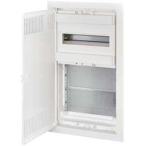 Щит металопластик. ECG 42 COMBO2/1-I (12+2мод, 1ряд., 2м.п., перф.метал.двер.)