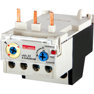Теплове реле e.industrial.ukh.22.6, номін. струм 22А, діап. регул. 4-6 А