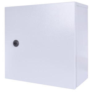 Корпус металевий e.mbox.stand.p.30.30.20 IP54 з монтажною панеллю (300x300x200)