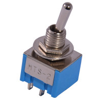 Тумблер MTS-211 (ON)-OFF 2Пол. *4Конт.