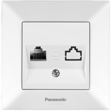 Розетка РС RJ45 CAT6e Panasonic Arkedia Slim, біла