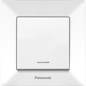 Вимикач 1кл.з підсв. Panasonic Arkedia Slim, біл.