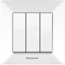 Вимикач 3кл. Panasonic Arkedia Slim, біл.