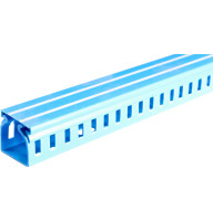 Короб пластиковий перфорований e.trunking.perf.stand.60.40, 60х40мм, блакитний 2м