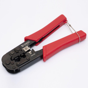 Інструмент HT-568 для обрізання, зачищення и обпресовування мережних проводів