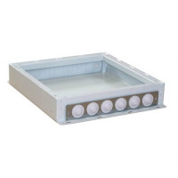 Основа для лючка на 16 модулів, металева, 01372U, ДКС