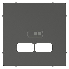Центральна плата для механізму зарядного пристрою USB 2,1 А, антрацит, SM, Schneider Electric MTN4367-0414