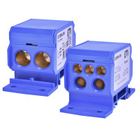 Блок розподільчий EDBM-8/N (192А, 1500V AC/DC, OUT: 1x4-70; 2x4-35; 3x2,5-25)