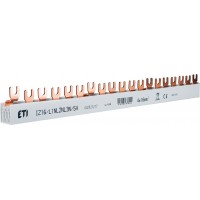 Шина живлення IZ 16/L1NL2NL3N/54 (16мм2, 3P+N, 1.00м, Fork, 54mod.)