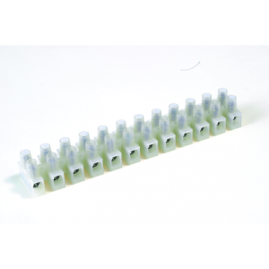 Клемна колодка 12p, 110°С, 450V, 24A, 2,5кв.мм., поліамід 6.6, 43112NY, ДКС