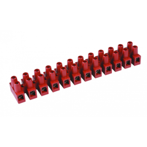 Клемна колодка 12p, 150°С, 450V, 24A, 2,5кв.мм., фібергласс, 43112FV, ДКС