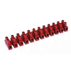 Клемна колодка 12p, 150°С, 450V, 76A, 16кв.мм., фібергласс, 43512FV, ДКС