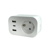 WIFI SMART розетка WPU-16A з енерго-моніторингом IP20 UEC