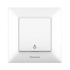 Кнопковий Вимикач, Panasonic Arkedia Slim, біл.