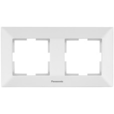 Рамка 2-на горизонт. Panasonic Arkedia Slim, біла