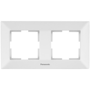 Рамка 2-на горизонт. Panasonic Arkedia Slim, біла