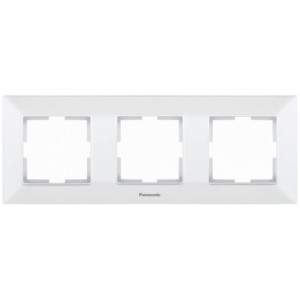 Рамка 3-на горизонт. Panasonic Arkedia Slim, біла