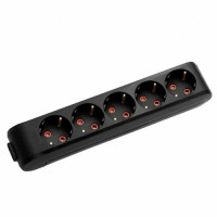 Колодки VIKO Multi-Let 5-ної з заземленням чорна ( 90134500 )