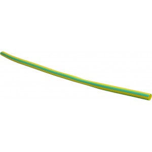 Термоусаджувальна трубка 5,0/2,5 шт.(1м) жовто-зелена