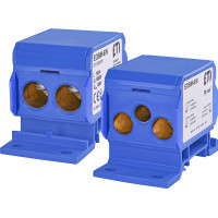 Блок розподільчий EDBM-6/N (192А, 1500V AC/DC, OUT: 1x4-70; 2x4-50; 1x4-25)