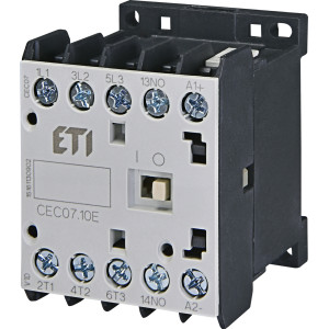 Контактор мініатюрний CEC 07.10 24V AC (7A; 4kW; AC3)