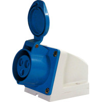 Силова розетка стаціонарна e.socket.pro.3.32, 3п., 230В, 32А (123)