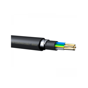 Кабель ВБбШвнг-0,66 3х2,5 силовий мідний EUROPAN CABLE Відрізок 86м