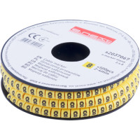 Маркер кабельний e.marker.stand.2.4.8, 2-4 кв.мм, "8", 500 шт