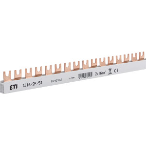 Шина живлення IZ 16/2F/54 (16мм2, 2P, 1м, Fork, 54mod.)