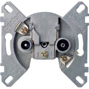 Механізм розетки TV/FM, кінцевий, 0/4,5DB, Merten, Schneider Electric MTN466099