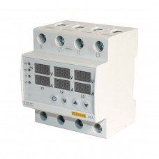 Реле напруги та струму SB-RVA-08 4P 80A UEC