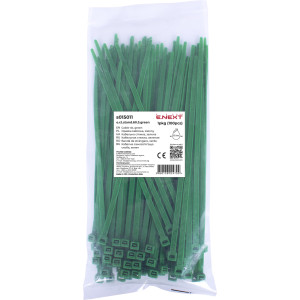 Кабельна стяжка e.ct.stand.60.3.green (100шт), зелена