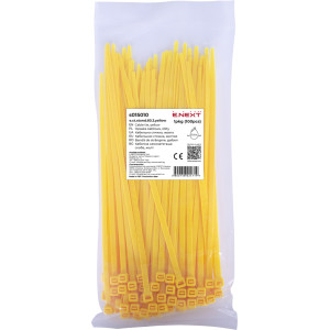 Кабельна стяжка e.ct.stand.60.3.yellow (100шт), жовта