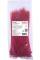 Кабельна стяжка e.ct.stand.150.4.red (100шт), червона