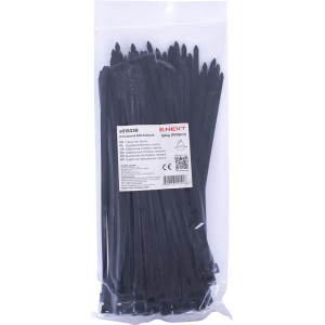 Кабельна стяжка e.ct.stand.200.5.black (100шт), чорна