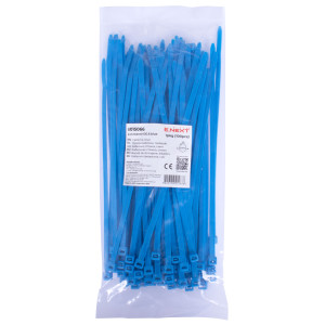 Кабельна стяжка e.ct.stand.400.8.blue (100шт), синя