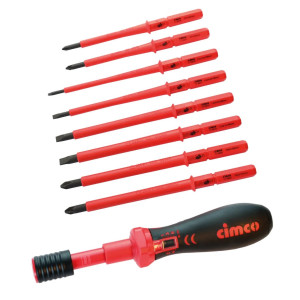 Набір динамометрична викрутка та 9 насадок