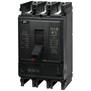 Автоматичний вимикач NBS-E 400/3L 400A (36kA, (0.4-1)In/(1.5-10)Ir) 3P