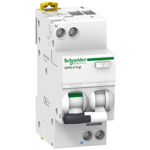Диференційний автоматичний вимикач Acti9 IDPN N Vigi 1P + N 10 А/100 мА. Крива C. Тип А. Schneider Electric A9D52610