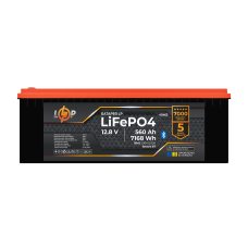 Акумулятор LP LiFePO4 12,8V - 560 Ah (7168Wh) (BMS 200A/200А) пластик Smart BT