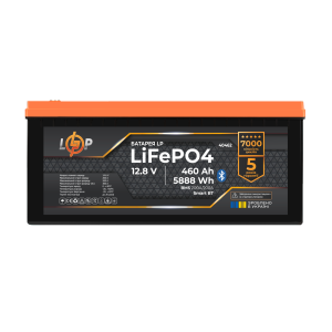 Акумулятор LP LiFePO4 12,8V - 460 Ah (5888Wh) (BMS 200A/200А) пластик Smart BT