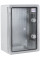 Корпус з АБС-пластику, ударостійкий, з монтажною панеллю, прозорі дверцята, 25*35*15, ІР65, серіїUBox