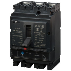 Автоматичний вимикач NBS-TMS 100/3S 25A (50kA, (0.8-1)In/фикс.) 3P