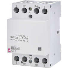 Контактор модульний RD 63-22 230V AC/DC