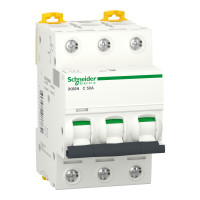 Автоматичний вимикач Acti9 iK60N 3P, 50А, крива C Schneider Electric A9K24350